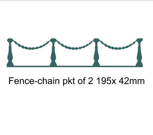 Fence with chain